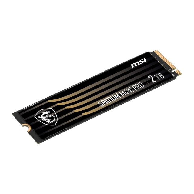 Unidad SSD MSI SPATIUM M480 PRO | 2TB | M.2 | PCIe 4 | NVMe 1.4 | 7400 MB/s Lectura | 7000 MB/s Escritura | SPATIUM M480 PRO PCIe 4.0 NVMe M.2