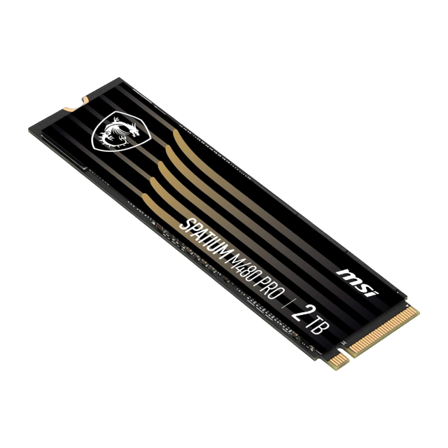 Unidad SSD MSI SPATIUM M480 PRO | 2TB | M.2 | PCIe 4 | NVMe 1.4 | 7400 MB/s Lectura | 7000 MB/s Escritura | SPATIUM M480 PRO PCIe 4.0 NVMe M.2