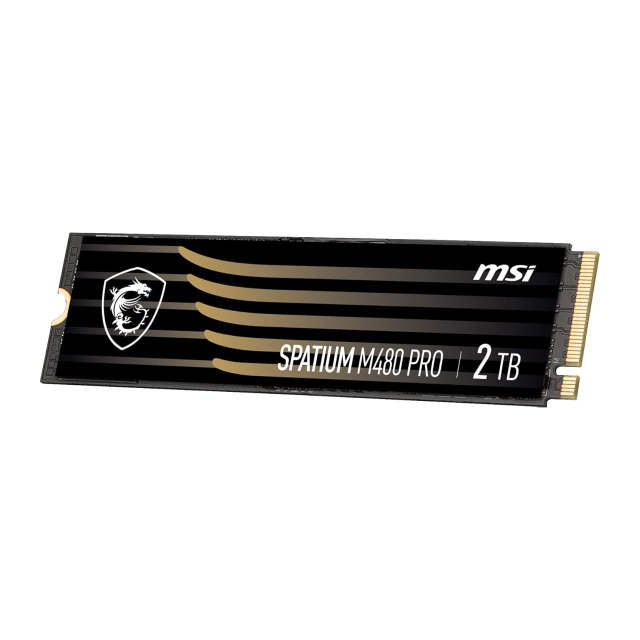 Unidad SSD MSI SPATIUM M480 PRO | 2TB | M.2 | PCIe 4 | NVMe 1.4 | 7400 MB/s Lectura | 7000 MB/s Escritura | SPATIUM M480 PRO PCIe 4.0 NVMe M.2