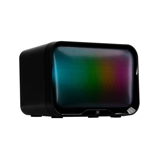 Bocina con RGB Vorago SPK-255 STG | USB 2.1 | Entrada Aux 3.5mm | Subwoofer | Estereo | SPK-255