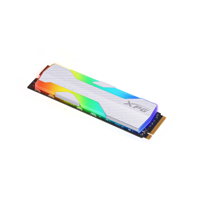 Unidad SSD ADATA XPG SPECTRIX S65G | 500GB | M.2 2280 | NVMe 1.4 | 4 x PCIe 4.0 | 5000MB/s Lectura | 2700MB/s Escritura | Compatible con PS5 | ARGB | Blanco | SSPECTRIXS65G-500G-CI
