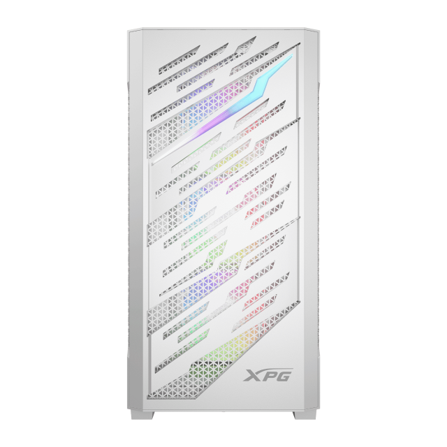 Gabinete XPG STARKER AIR BTF | Cristal Templado | ARGB LED | Back Connect Compatible | USB 3.2 | 4 Ventiladores ARGB | Blanco | STARKERAIRBTFMTA-WHCWW