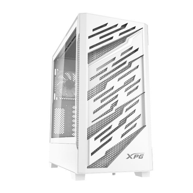 Gabinete XPG STARKER AIR BTF | Cristal Templado | ARGB LED | Back Connect Compatible | USB 3.2 | 4 Ventiladores ARGB | Blanco | STARKERAIRBTFMTA-WHCWW