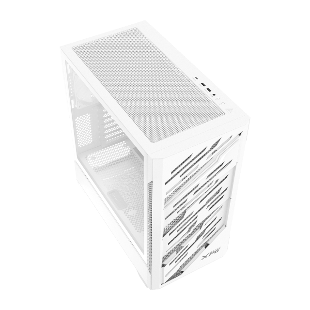 Gabinete XPG STARKER AIR BTF | Cristal Templado | ARGB LED | Back Connect Compatible | USB 3.2 | 4 Ventiladores ARGB | Blanco | STARKERAIRBTFMTA-WHCWW