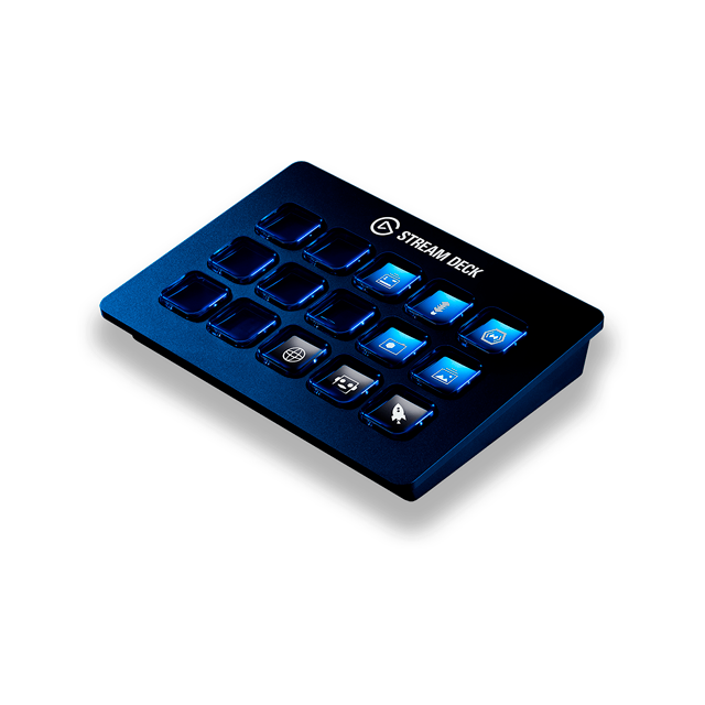 TECLADO ELGATO STREAM DECK 15 TECLAS LCD PERSONALIZABLES - 10GAA9901