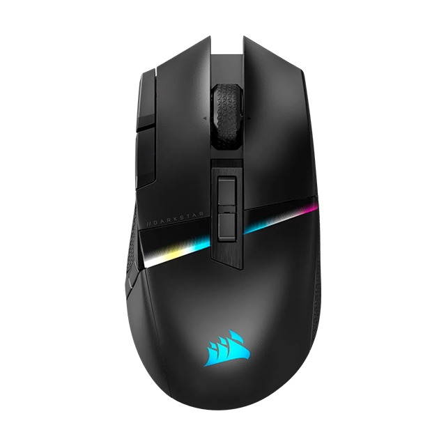 Mouse inalámbrico Corsair Darkstar Wireless RGB | 2.4 GHz | Bluetooth (recargable) | 26,000 DPI | CH-931A011-NA