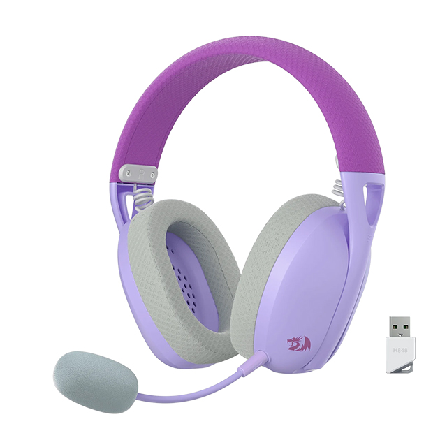 DIADEMA INALAMBRICA REDRAGON IRE PRO 7.1 MORADO USB / H848PL