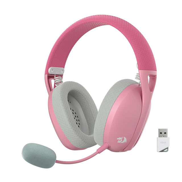 DIADEMA INALAMBRICA REDRAGON IRE PRO 7.1 ROSADO USB / H848PK