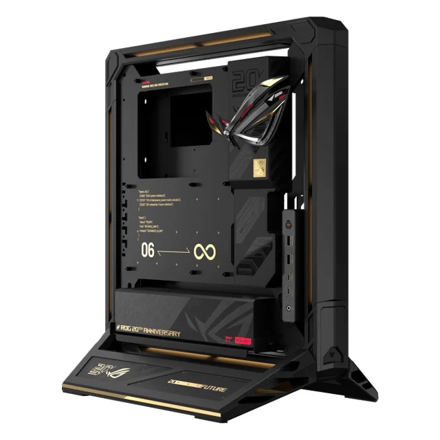 Bundle PC Gaming ASUS ROG 20th Anniversary | Tarjeta Madre ROG Crosshair X870E Edition 20 | Enfriamiento Líquido AIO ROG | GeForce RTX 5090 Astral 20th Anniversary | Gabinete ROG GR20 Edition 20 | Fuente de Poder ROG Thor 3000W Titanium III 