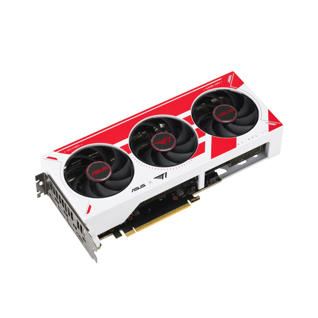 Tarjeta de Video ASUS T1 NVIDIA GeForce RTX 5060 Ti OC Edition | 8GB GDDR7 | PCIe 5.0 | 128 Bits | 1 x HDMI / 3 x DisplayPort | RGB | Blanco / Rojo | T1-RTX5060TI-O8G-GAMING