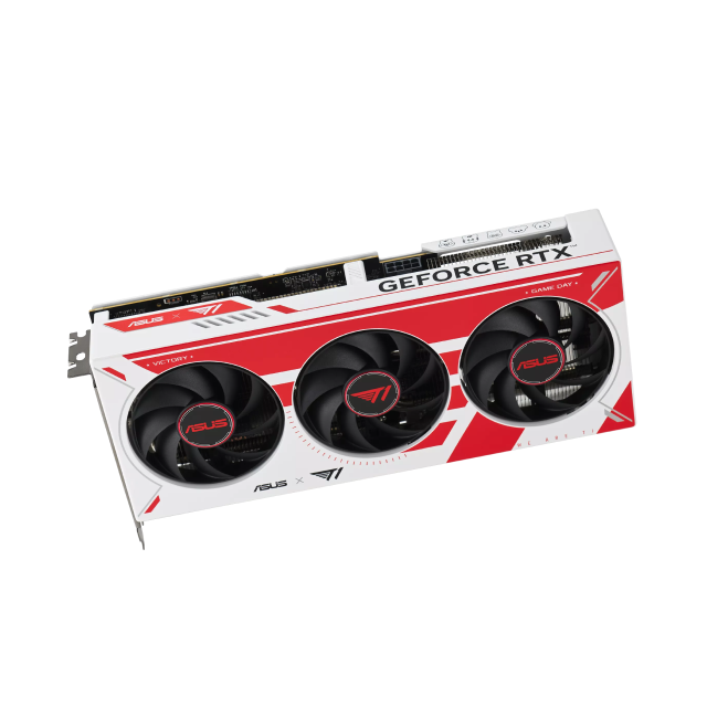 Tarjeta de Video ASUS T1 NVIDIA GeForce RTX 5060 Ti OC Edition | 8GB GDDR7 | PCIe 5.0 | 128 Bits | 1 x HDMI / 3 x DisplayPort | RGB | Blanco / Rojo | T1-RTX5060TI-O8G-GAMING