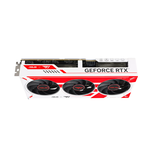 Tarjeta de Video ASUS T1 NVIDIA GeForce RTX 5060 Ti OC Edition | 8GB GDDR7 | PCIe 5.0 | 128 Bits | 1 x HDMI / 3 x DisplayPort | RGB | Blanco / Rojo | T1-RTX5060TI-O8G-GAMING
