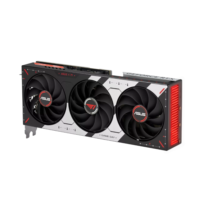 Tarjeta de Video ASUS T1 NVIDIA GeForce RTX 5070 OC Edition | 12GB GDDR7 | PCIe 5.0 | 192 Bits | 1 x HDMI / 3 x DisplayPort | ARGB | Negro / Blanco / Rojo | T1-RTX5070-O12G-GAMING