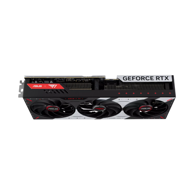 Tarjeta de Video ASUS T1 NVIDIA GeForce RTX 5070 OC Edition | 12GB GDDR7 | PCIe 5.0 | 192 Bits | 1 x HDMI / 3 x DisplayPort | ARGB | Negro / Blanco / Rojo | T1-RTX5070-O12G-GAMING