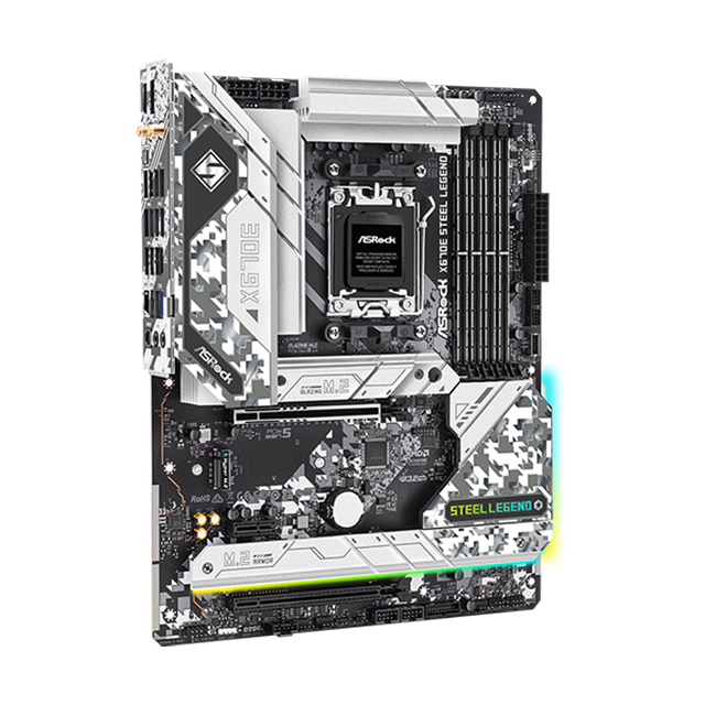 TARJETA MADRE ASROCK X670E STEEL LEGEND SOC AM5 DDR5, HDMI, DP ,WIFI