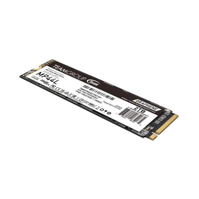 Unidad SSD TeamGroup MP44L | 2TB | M.2 | PCIe 4.0 | 4800MB/s Lectura | 4400MB/s Escritura | 1200TBW | TM8FPK002T0C101