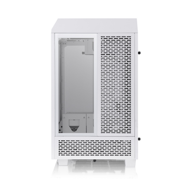 Gabinete Mini Tower Thermaltake The Tower 100 | Mini-ITX | Cristal Templado x 3 (4mm) | Snow Edition | Blanco | CA-1R3-00S6WN-00