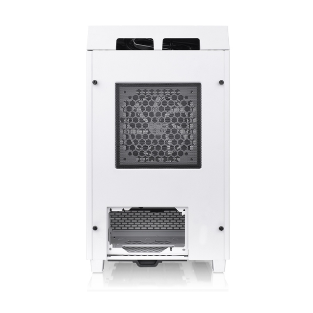 Gabinete Mini Tower Thermaltake The Tower 100 | Mini-ITX | Cristal Templado x 3 (4mm) | Snow Edition | Blanco | CA-1R3-00S6WN-00