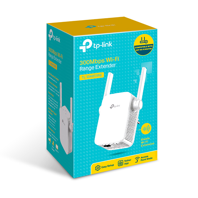 REPETIDOR WIFI TP- LINK TL-WA855RE V2 - 2.4GHZ 300MBPS - TL-WA855RE(ES) V5.0