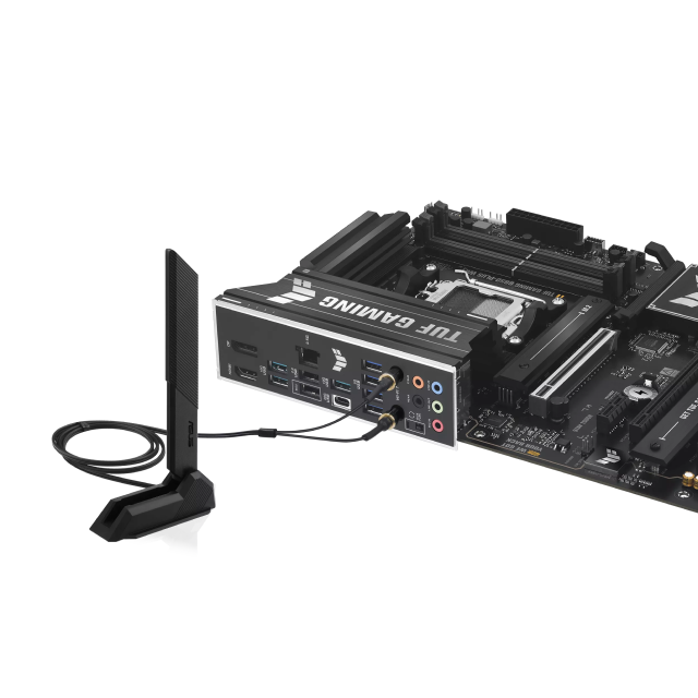 Tarjeta Madre ASUS TUF GAMING B850-PLUS WIFI | ATX | AM5 | AMD B850 | DDR5 (Hasta 256GB) | HDMI / DisplayPort | Wi-Fi 7 | Bluetooth 5.4 | Negro | TUF GAMING B850-PLUS WIFI