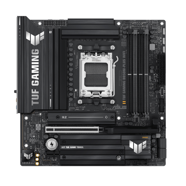 Tarjeta Madre ASUS TUF GAMING B850M-PLUS WIFI | Micro-ATX | AM5 | AMD B850 | DDR5 (Hasta 256GB) | Wi-Fi 6E | Bluetooth 5.3 | Negro | TUF GAMING B850M-PLUS WIFI