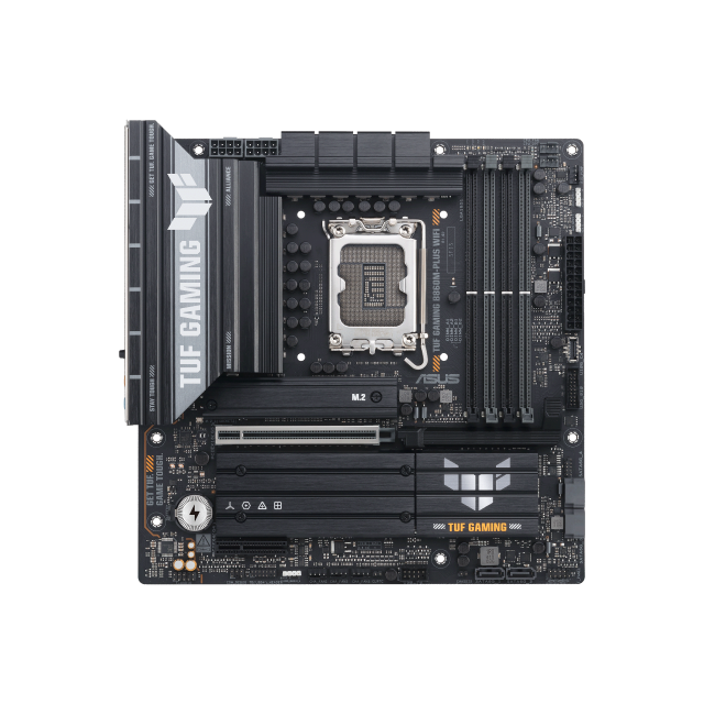 Tarjeta Madre ASUS TUF GAMING B860M-PLUS WIFI |  mATX | LGA1851 | Intel B860 | USB Type-C | DDR5 x4 (Max. 256GB) | Wi-Fi 7 / Bluetooth 5.4 |  TUF GAMING B860M-PLUS WIFI