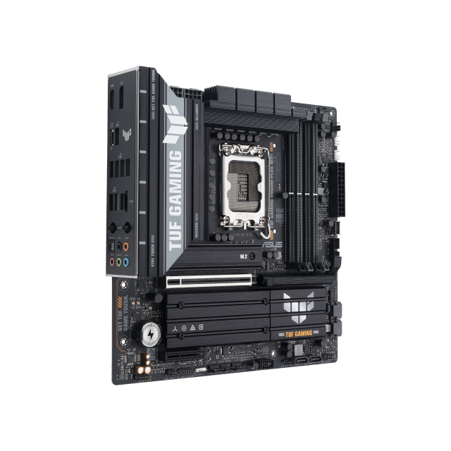 Tarjeta Madre ASUS TUF GAMING B860M-PLUS WIFI |  mATX | LGA1851 | Intel B860 | USB Type-C | DDR5 x4 (Max. 256GB) | Wi-Fi 7 / Bluetooth 5.4 |  TUF GAMING B860M-PLUS WIFI