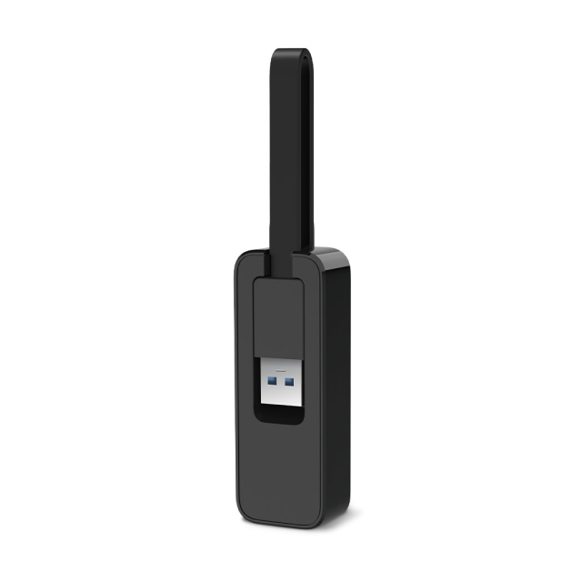 Adaptador USB a Ethernet TP-Link UE306 | USB 3.0 a RJ45 Gigabit 10 / 100 / 1000 Mbps | Para Laptop / PC / Nintendo Switch | Plug & Play | Negro | UE306