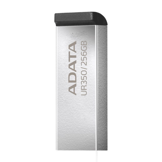 Memoria Flash USB ADATA UR350 | 256GB | USB 3.2 | Metálico | Negro | UR350-256G-RSR/BK
