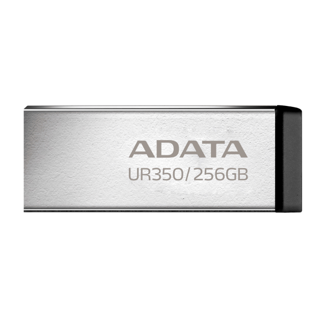 Memoria Flash USB ADATA UR350 | 256GB | USB 3.2 | Metálico | Negro | UR350-256G-RSR/BK
