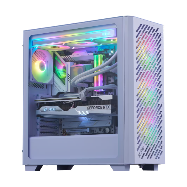 Gabinete ADATA XPG VALOR AIR PRO | Torre Completa | E-ATX / ATX / Micro-ATX / Mini-ITX | USB-C 3.2 / USB-A 3.2 | Cristal Templado | Incluye 4 Ventiladores ARGB | Blanco | VALORAIRPROMTA-WHCWW