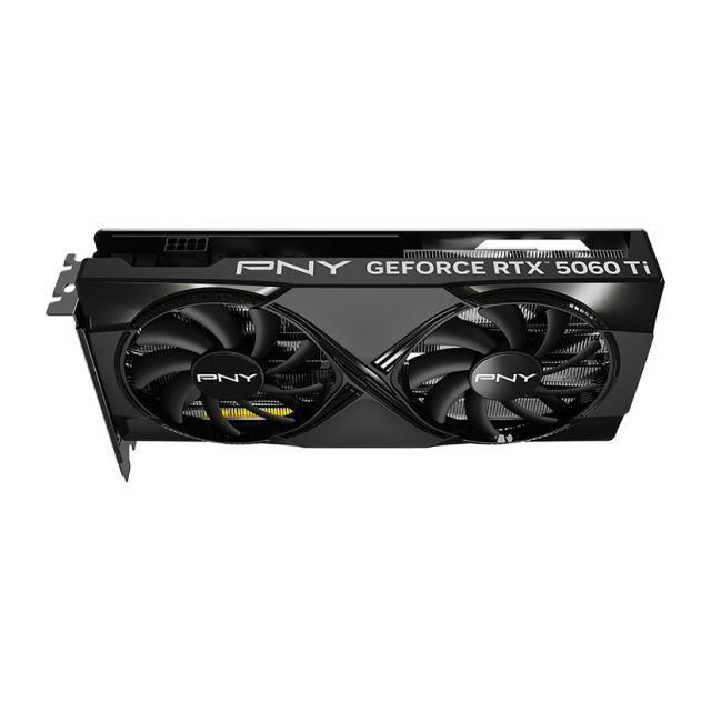 Tarjeta de Video PNY GeForce RTX 5060 Ti Dual Fan OC | 8GB GDDR7 | PCI Express 5.0 | 128 Bits | DisplayPort x3 / HDMI x1 | Negro | VCG5060T8DFXPB1-O