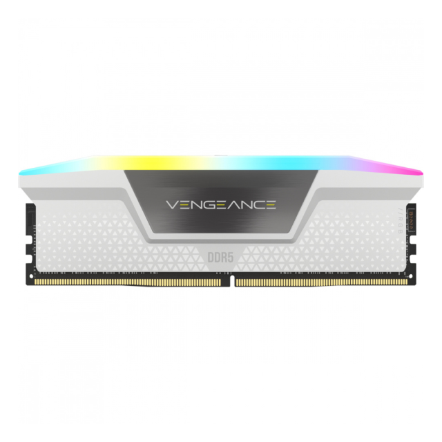 Kit de Memoria RAM DDR5 | 64GB ( 2 x 32GB ) | 5200 MHz | CL40 | Corsair Vengeance RGB | CMH64GX5M2B5200C40W