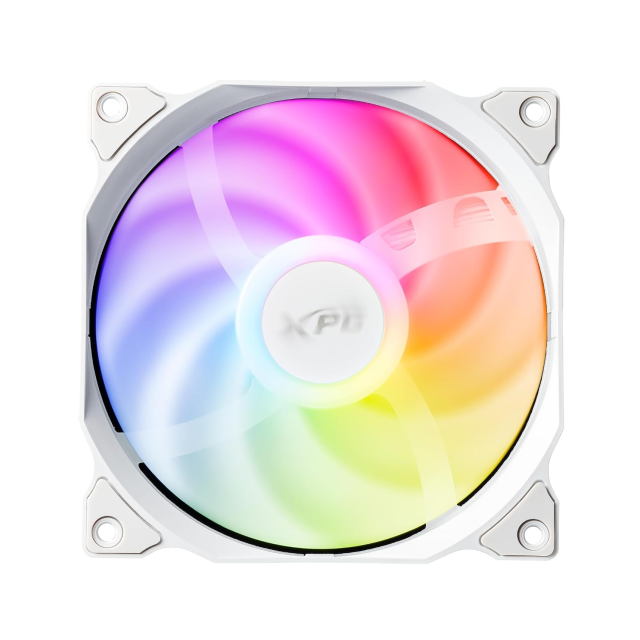 Ventilador ADATA XPG VENTO 120 ARGB PWM | 120 mm | Hasta 1,850 RPM | 24 dBA | 4 Pines | ARGB | Blanco | VENTO120ARGBPWM-WHCWW
