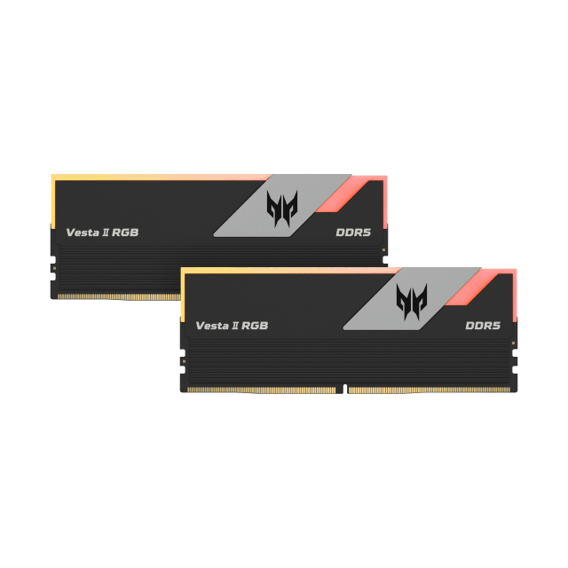 Kit Memoria RAM Acer PREDATOR Vesta II de 64GB (2 x 32GB) | DDR5 | 6000MHz | CL38 | Color Negro | BL.9BWWR.381