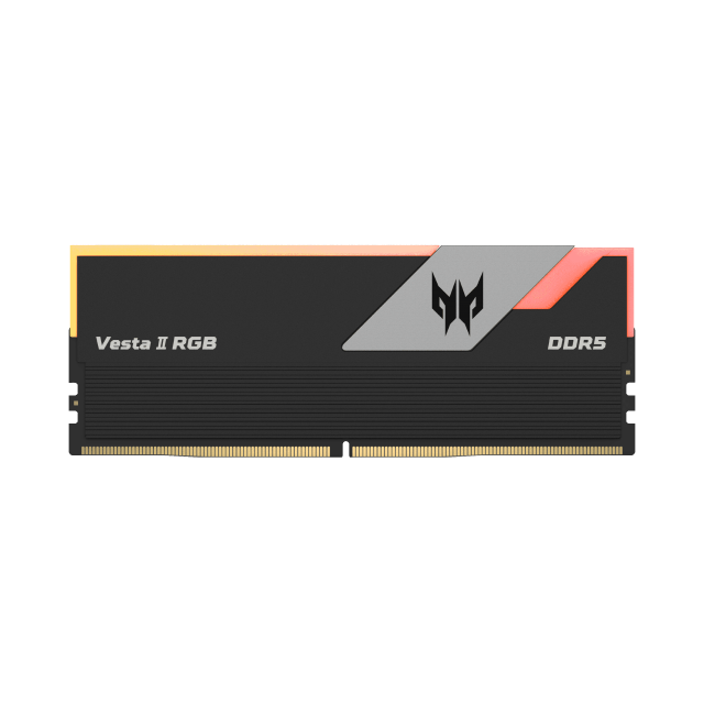 Kit Memoria RAM Acer PREDATOR Vesta II de 64GB (2 x 32GB) | DDR5 | 6000MHz | CL38 | Color Negro | BL.9BWWR.381