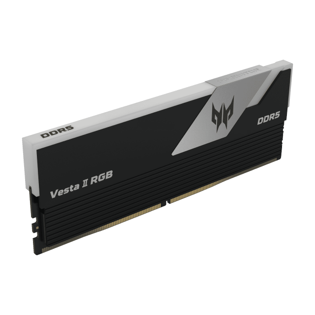 Kit Memoria RAM Acer PREDATOR Vesta II de 64GB (2 x 32GB) | DDR5 | 6000MHz | CL38 | Color Negro | BL.9BWWR.381