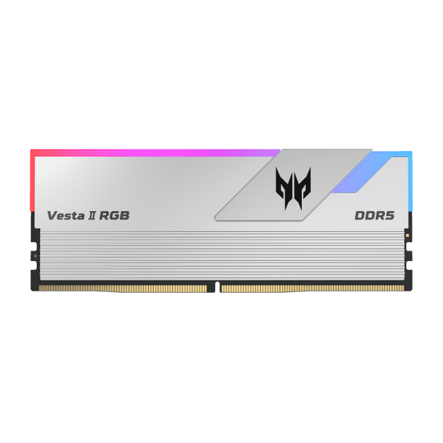 Kit Memoria RAM Acer PREDATOR Vesta II de 64GB (2 x 32GB) | DDR5 | 6000MHz | CL38 | Color Plata | BL.9BWWR.382