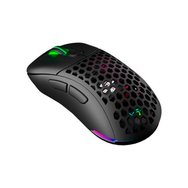 MOUSE GAMER VSG FLY INALAMBRICO NEGRO MATE 6 BOTONES LED RGB 16000DPI  - VG-WM551