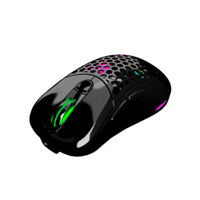 MOUSE GAMER VSG AQUILA FLY INALAMBRICO NEGRO BRILLANTE 6 BOTONES LED RGB 16000DPI  - VG-WM551