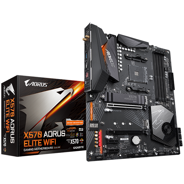 TARJETA MADRE GIGABYTE X570 AORUS ELITE WIFI - AM4 DDR4 WIFI - X570 AORUS ELITE WIFI