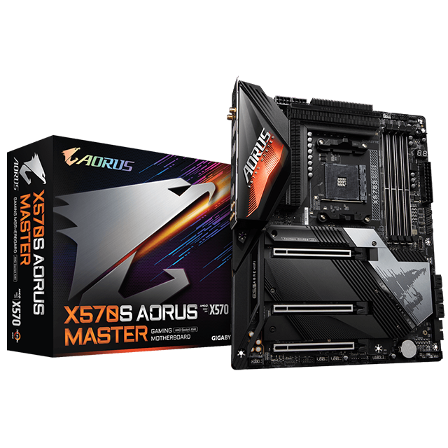 TARJETA MADRE GIGABYTE X570S AORUS MASTER (REV 1.0) DDR4 WIFI AM4 - X570S AORUS MASTER