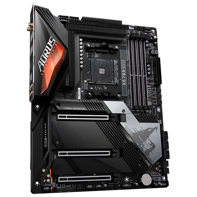 TARJETA MADRE GIGABYTE X570S AORUS MASTER (REV 1.0) DDR4 WIFI AM4 - X570S AORUS MASTER