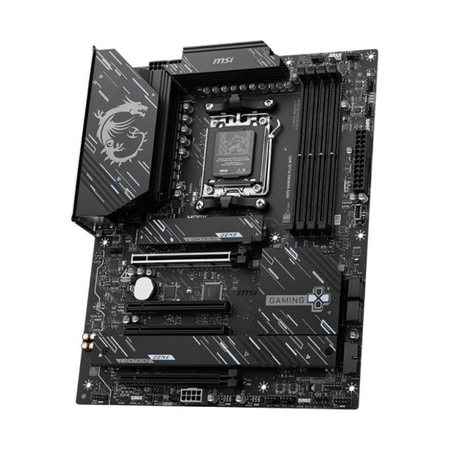 Tarjeta Madre MSI X870 GAMING PLUS WIFI | ATX | Socket AM5 | DDR5 hasta 128GB | HDMI / DisplayPort | Chipset AMD X870 | X870 GAMING PLUS WIFI