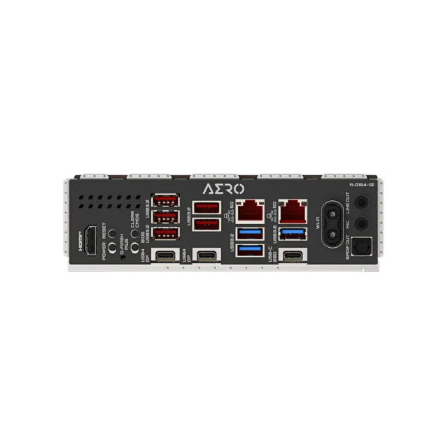 Tarjeta Madre GIGABYTE X870E AERO X3D WOOD | ATX | Socket AM5 | Chipset AMD X870E | DDR5 (Hasta 256GB) | 1 X HDMI / 2 x USB-C | Wi-Fi 7 | Bluetooth 5.4 | Detalles de Madera | Negro | X870E AERO X DK WOOD