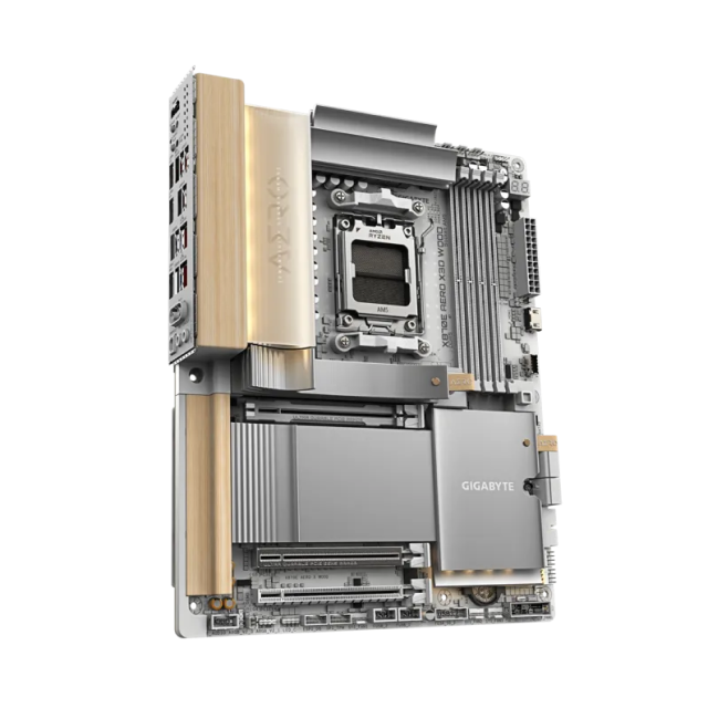 Tarjeta Madre GIGABYTE X870E AERO X3D WOOD | ATX | Socket AM5 | Chipset AMD X870E | DDR5 (Hasta 256GB) | 1 X HDMI / 2 x USB-C | Wi-Fi 7 | Bluetooth 5.4 | Detalles de Madera | Blanco | X870E AERO X WOOD