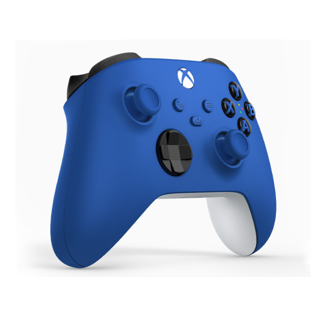 CONTROL INALAMBRICO XBOX SERIES X|S SHOCK BLUE (INCLUYE 2 PILAS AA) / QAU-00002