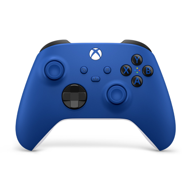 CONTROL INALAMBRICO XBOX SERIES X|S SHOCK BLUE (INCLUYE 2 PILAS AA) / QAU-00002