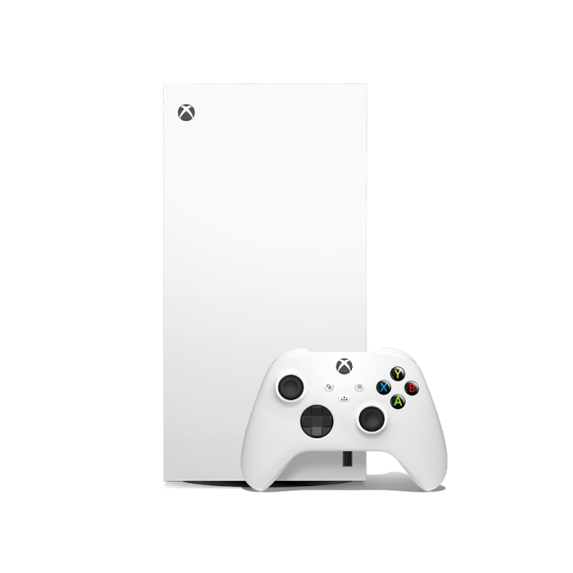 Consola Xbox Series X | 1TB | 4K | Hasta 120fps | Solo digital (Sin lector de Discos) | Color Robot White | EP2-00708