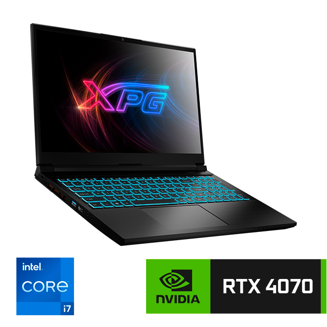 Laptop Gamer Adata XPG - Xenia 15G - i7 13700H / RTX 4070 / 32GB DDR5 / 1TB SSD - XENIAG15I7G13H4070LX-BKCEN